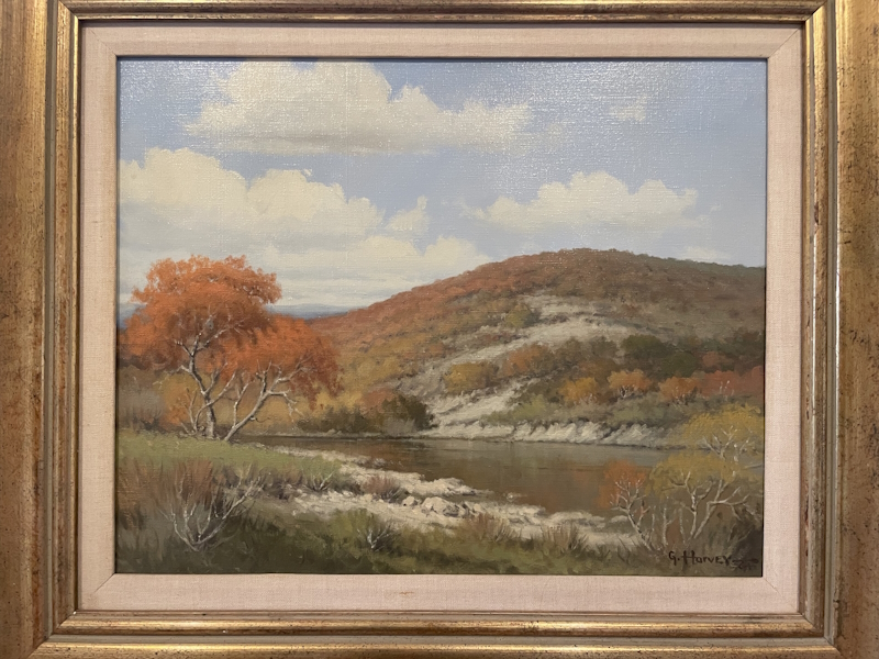 Original Painting, Autumn in the Hill Country (Kerrville) by G. Harvey