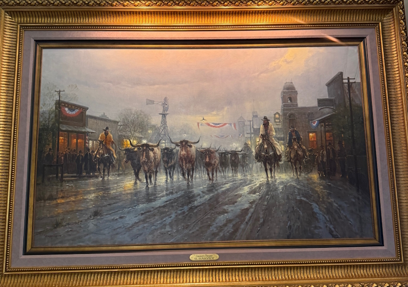 Original Painting, Cowboy's Payday by G. Harvey