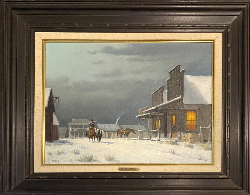 Original Painting, Saddle Tramp by G. Harvey
