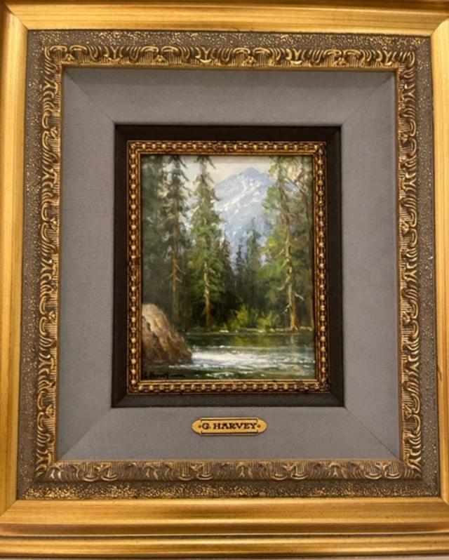 Original Painting, Summer Lake by G. Harvey