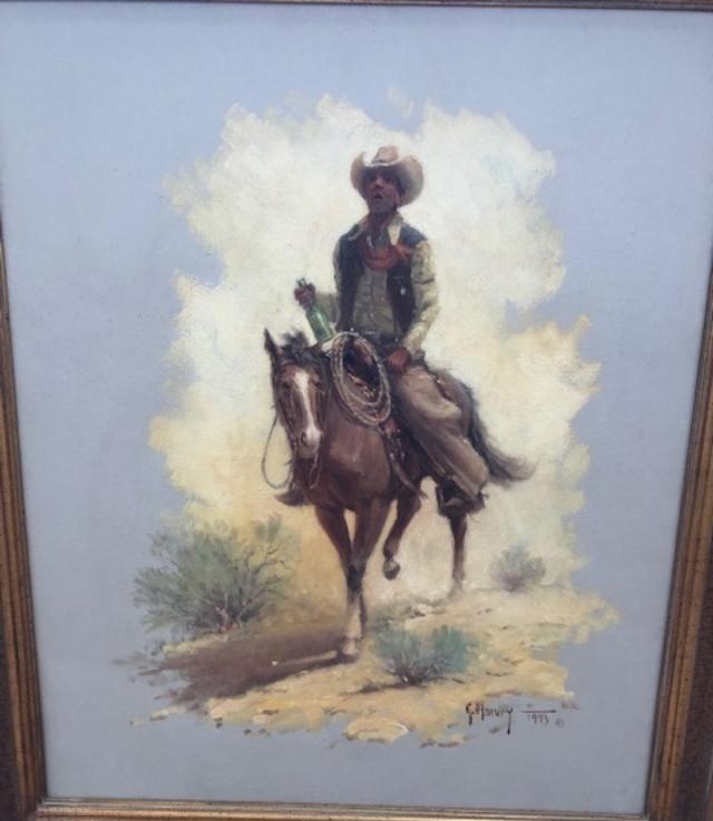 Original Painting, Wild Bill is Sweet Nellie Now by G. Harvey