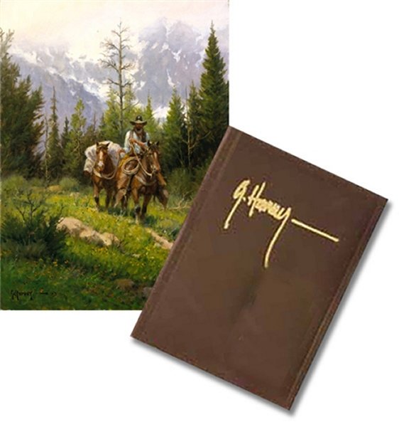 Spring in the Tetons - Collector's Book - Western Series by G. Harvey by G. Harvey