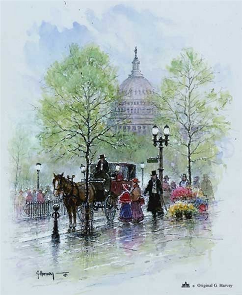 Springtime in Washington by G. Harvey by G. Harvey