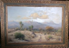 Original Painting, Desert Scene by G. Harvey