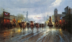 Original Painting, Cowboy's Payday by G. Harvey