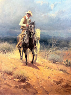 Original Painting, New Filly by G. Harvey