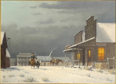 Original Painting, Saddle Tramp by G. Harvey