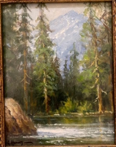 Original Painting, Summer Lake by G. Harvey