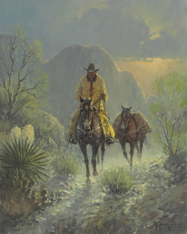 Wet Weather Morning a G. Harvey Original Painting