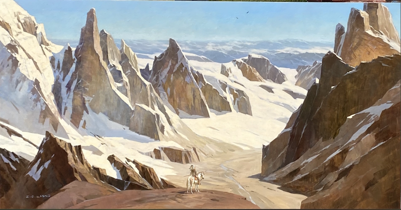 Original painting In the Dream of Big Eagle Trail by Z.S. Liang