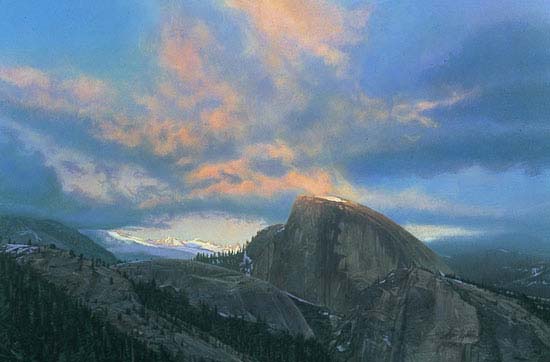 Original Painting, Last Touch of Light by Stephen Lyman