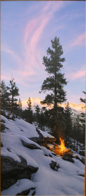 Original Painting, Firedance by Stephen Lyman