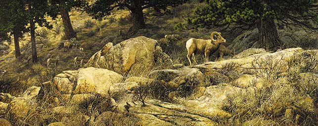 Original Painting, The Long Autumn by Stephen Lyman