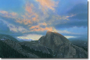 Original Painting, Last Touch of Light by Stephen Lyman