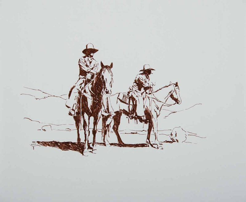 Original Drawing, Light and Shadow by Mark Maggiori