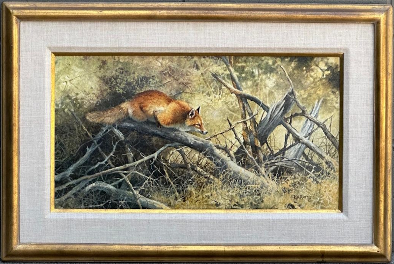 Original painting Red Fox by Bonnie Marris