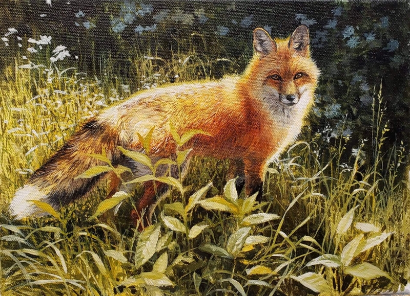 Original painting Summer Fields by Bonnie Marris