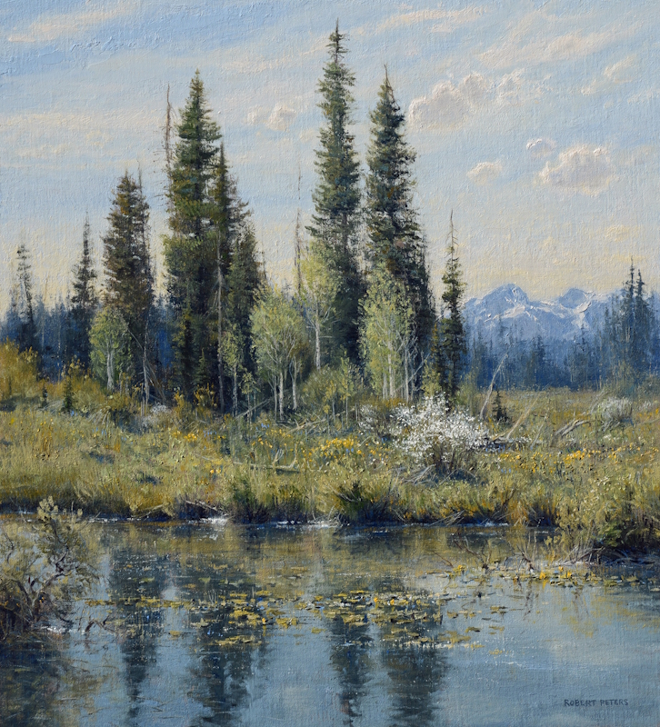 Original painting Maytime by Robert Peters