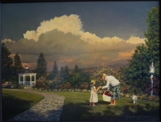 Original Painting, Rose Garden Memories by William S. Phillips