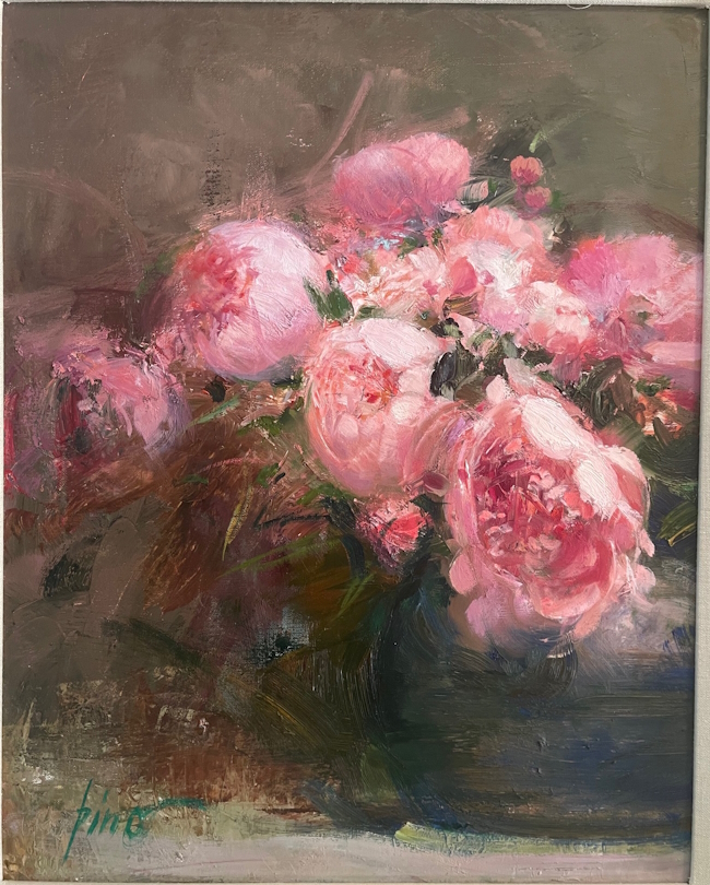 Original Painting, A Study in Pink by Pino