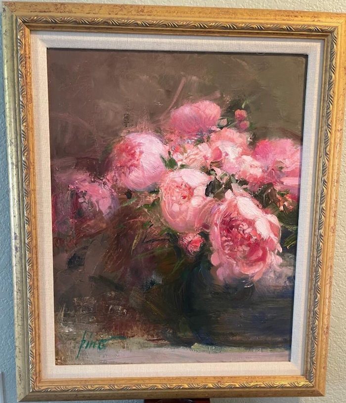 Original Painting, A Study in Pink by Pino