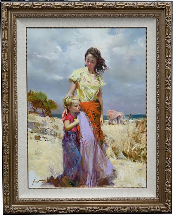 Original Painting, Family Retreat by Pino