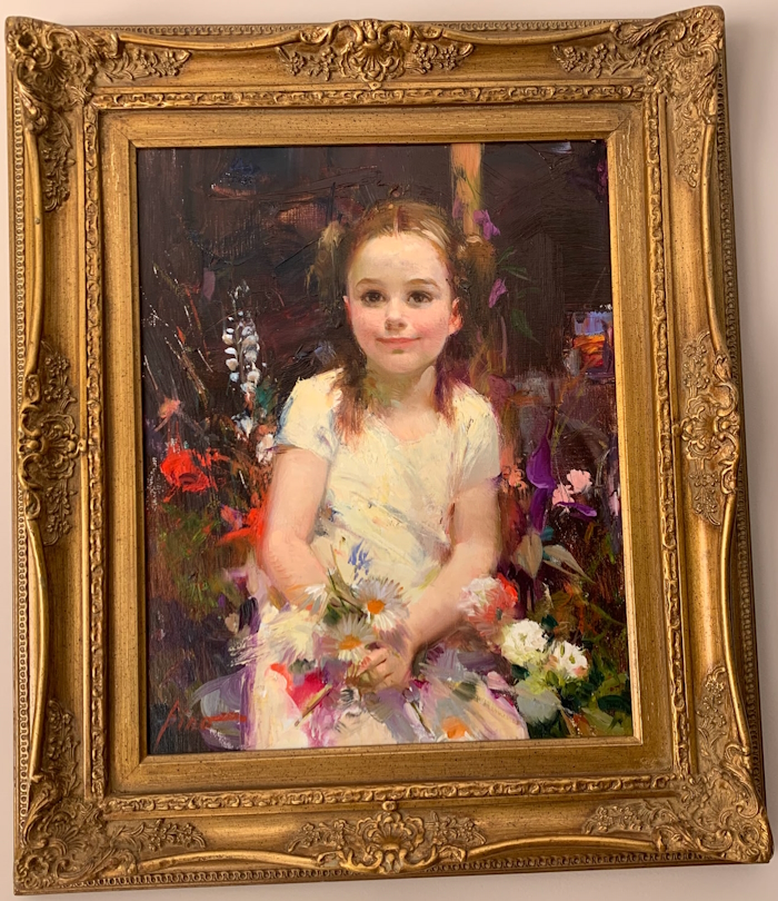 Original Painting, Ruby by Pino