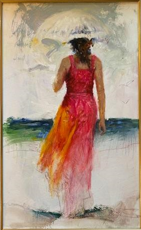 Original Painting, Untitled Oil Study by Pino