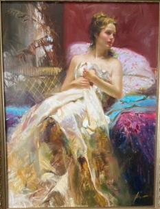 Original Painting, Vanessa at Rest