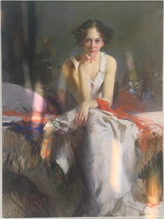 Original Painting, Woman Seated
