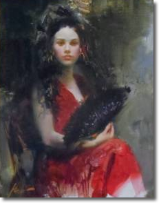 Original Painting, The Flamenco Dancer
