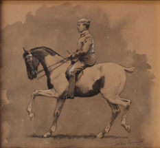 Original Painting, One of the Ponies by Frederic Remington