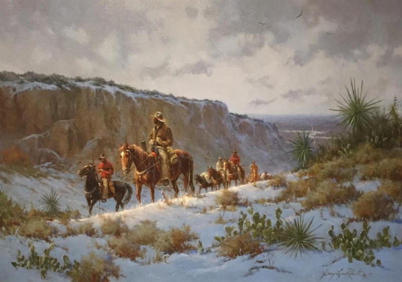 Boys from the Big Butte, a Gary Lynn Roberts Original Painting
