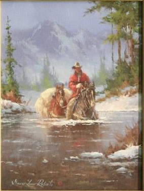 Crossing, a Gary Lynn Roberts Original Painting
