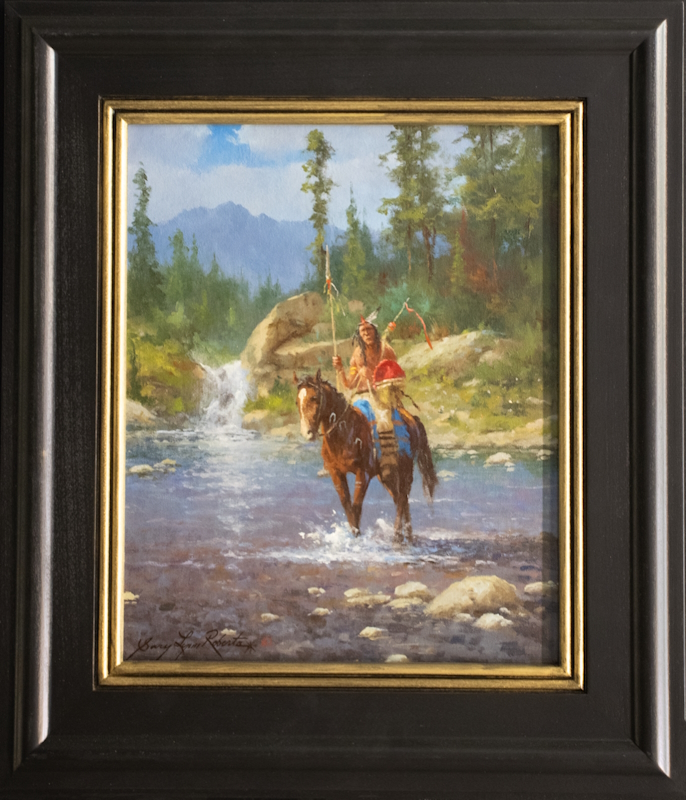Lone Warrior a Gary Lynn Roberts Original Painting