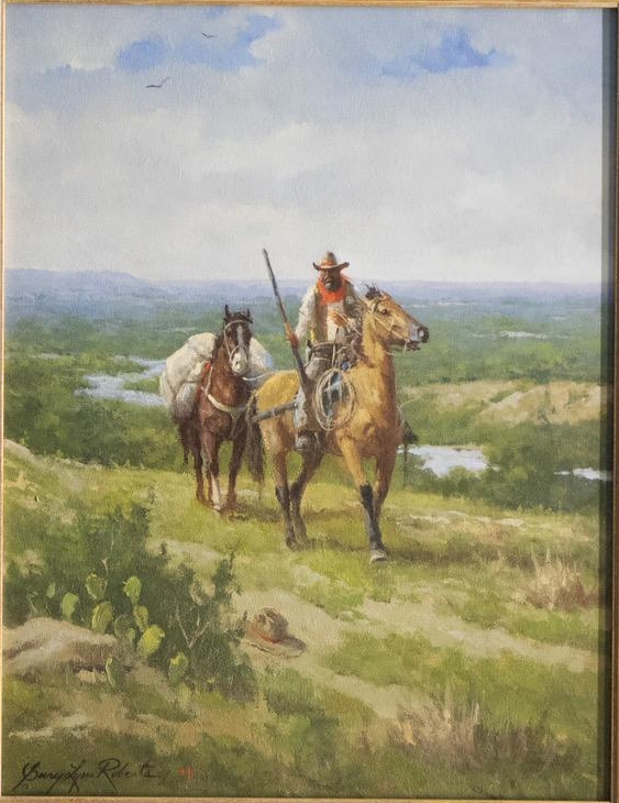 The Tracker a Gary Lynn Roberts Original Painting