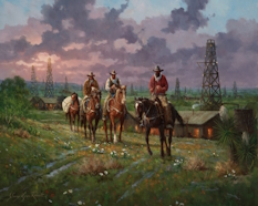 End of a Good Day, a Gary Lynn Roberts Original Painting