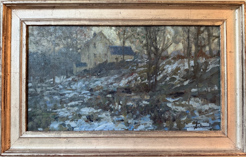 Original Painting, Chicago by Richard Schmid