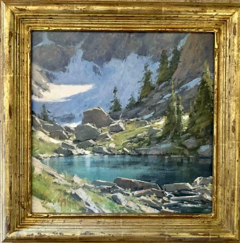 Original Painting, Mountain Pool by Matt Smith