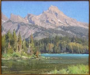 Original Painting, Taggert Lake by Matt Smith