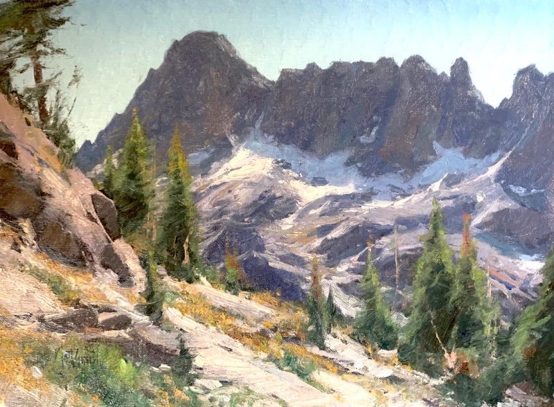 Original Painting, Timberline by Matt Smith