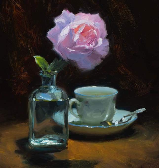 The Best Rose
 Original Painting by Vladimir Volegov