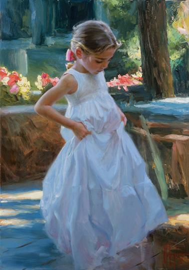 The Princess Original Painting by Vladimir Volegov