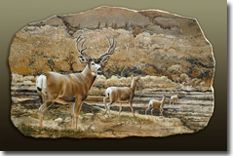 Original Painting, Deer Creek Crossing by Susan von Borstel