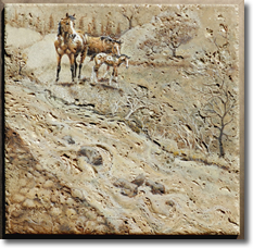 Original Painting, Early Melt by Susan von Borstel