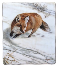 Original Painting, Mr. Fox's Lunch Run by Susan von Borstel