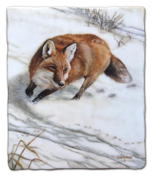 Original painting Mr. Fox's Lunch Run by Susan von Borstel